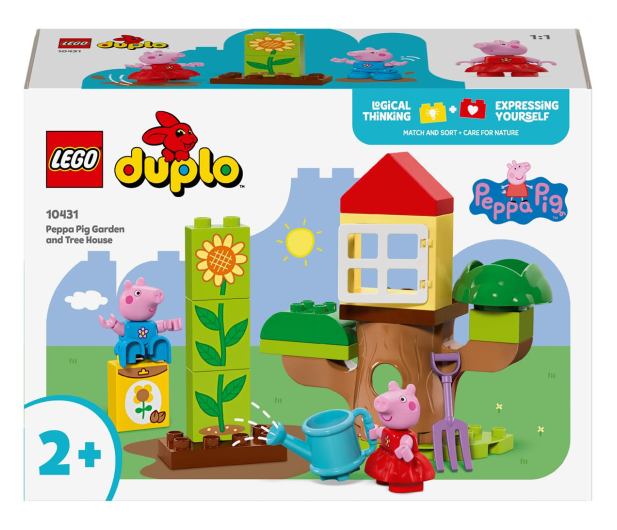 LEGO DUPLO IP 2 2024 PINK 10431 Ogród i domek na drzewie Peppy - 1248393 - zdjęcie